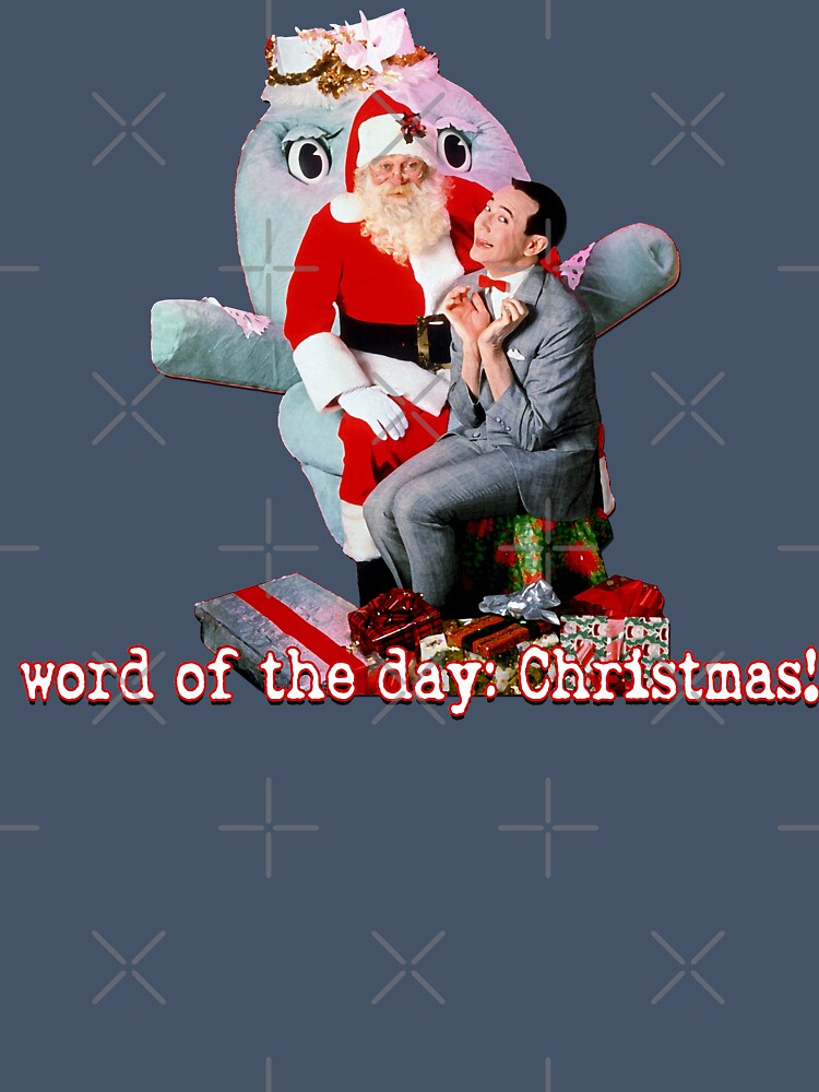Retro 80s Christmas Pee Wee Word of the day Tribute by 90snerd