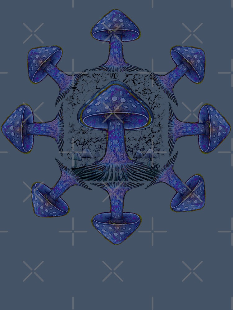 Mushroom mandala by AuroraXGreen