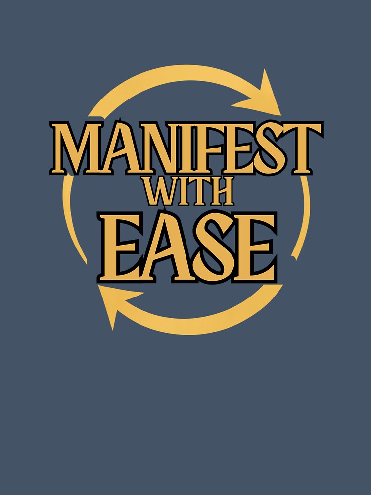 Manifest With Ease Minimal Manifestation Quote by CosmicQuietStudio