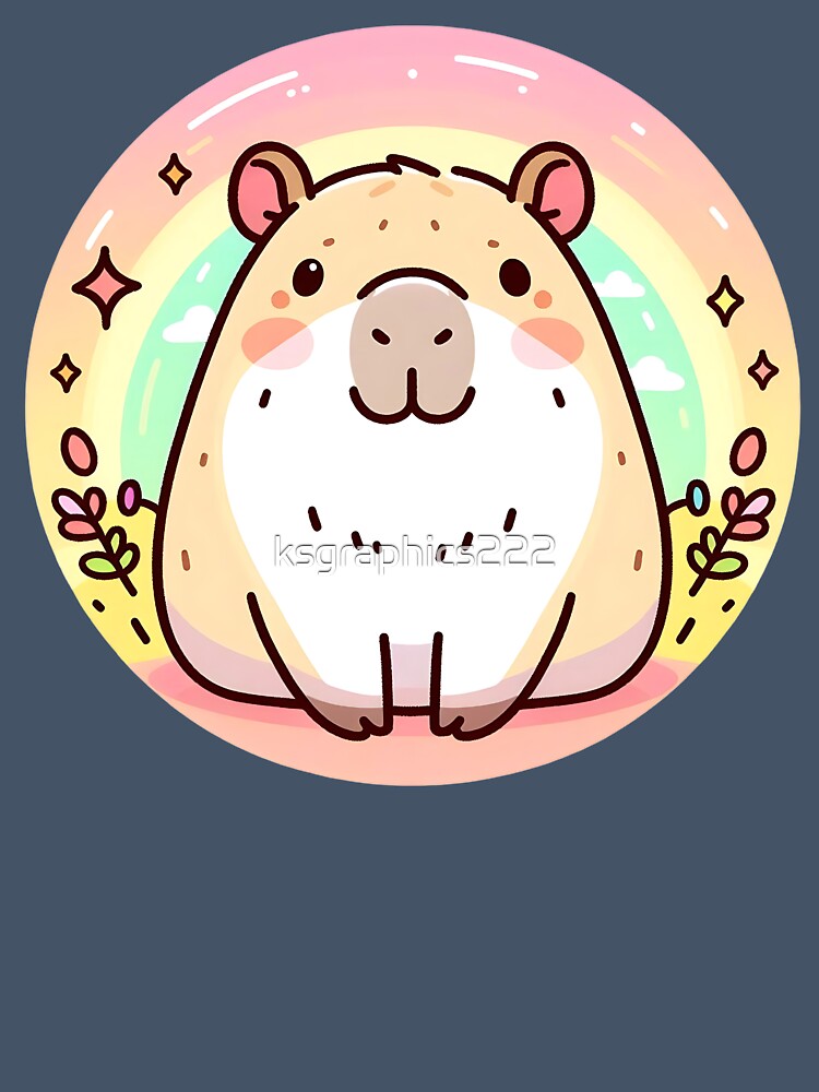 Capybara Art #55 | Capybara Lovers by ksgraphics222