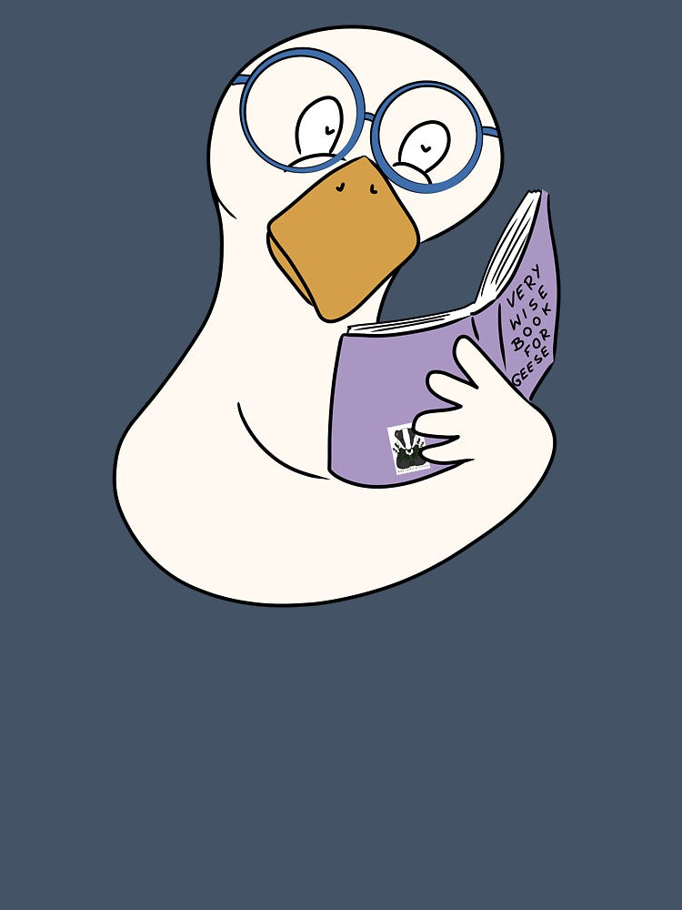 Goose with Book by HugSomeNettles