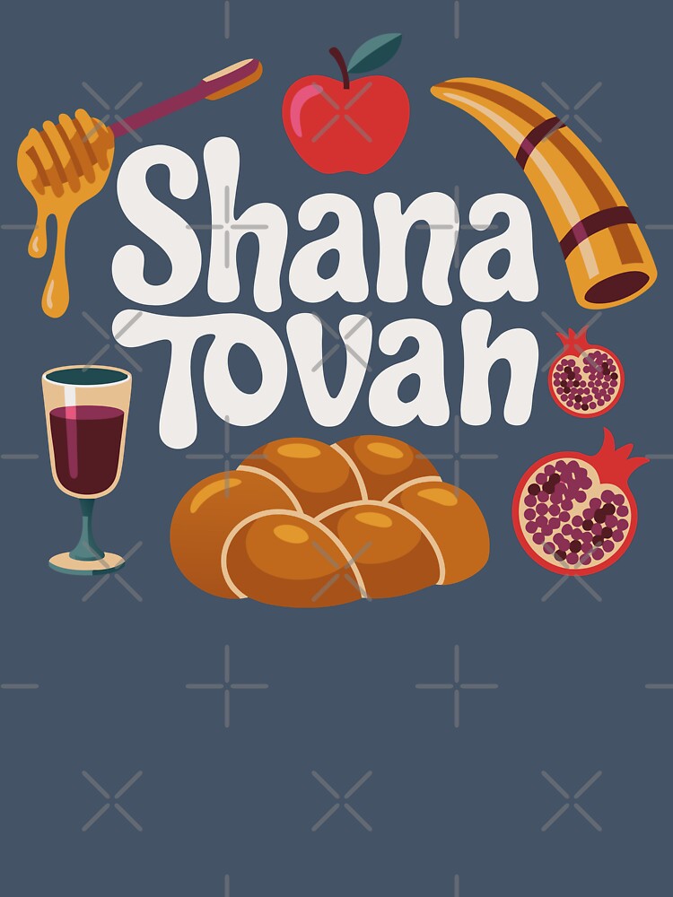 Shana Tovah, Rosh Hashanah, Men Women Kids, Jewish New Year by Colorfulman