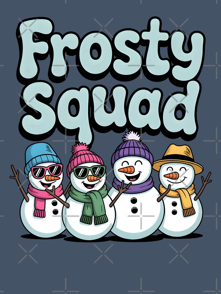 Frosty Squad – Cool Snowman Winter Fun by Jollys-ArtShop