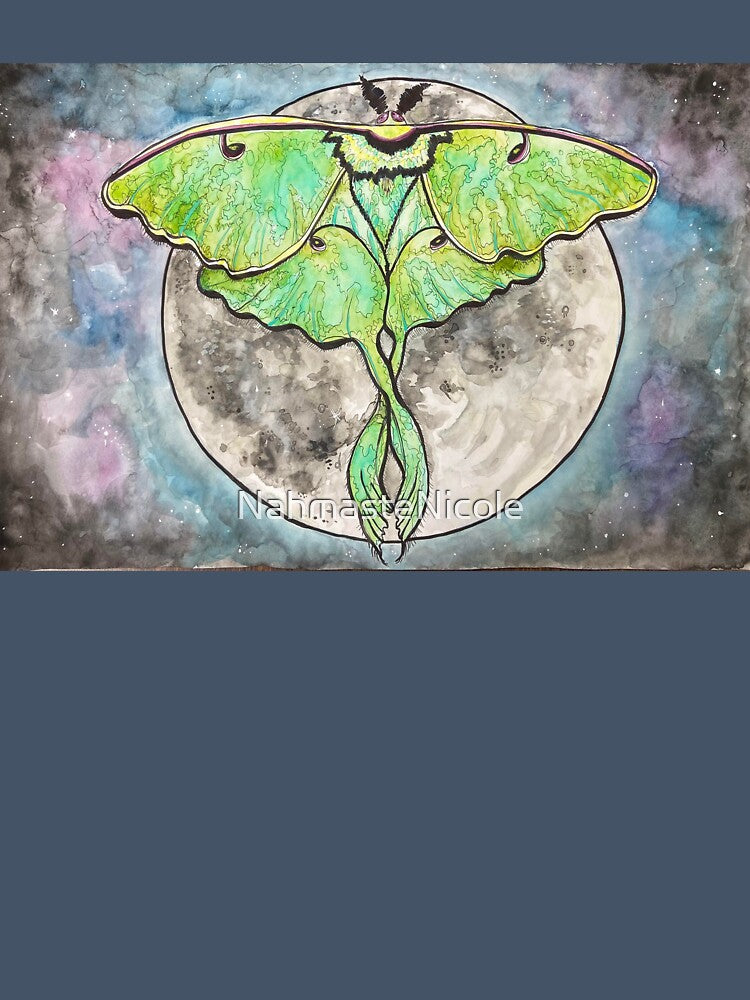 Galaxy Luna Moth by NahmasteNicole