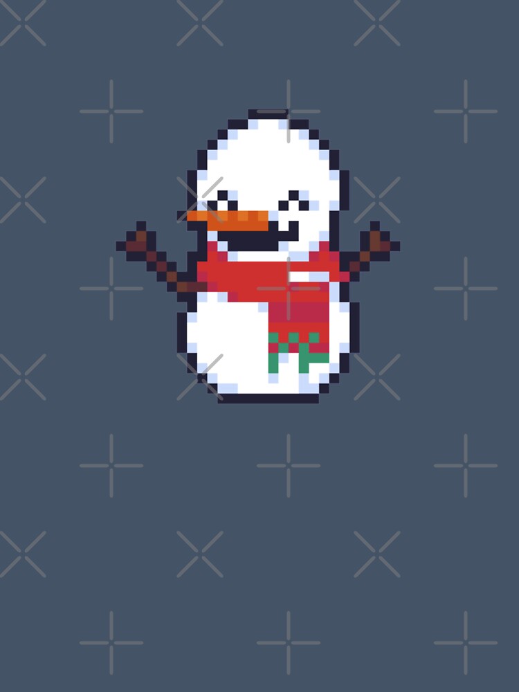 Snowman Pixelart by PWB-Studios