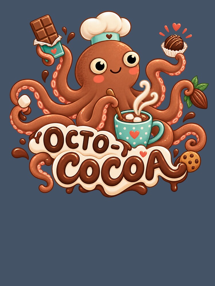 Octo Cocoa Cute Octopus Hot Chocolate Kawaii Baker by SVox