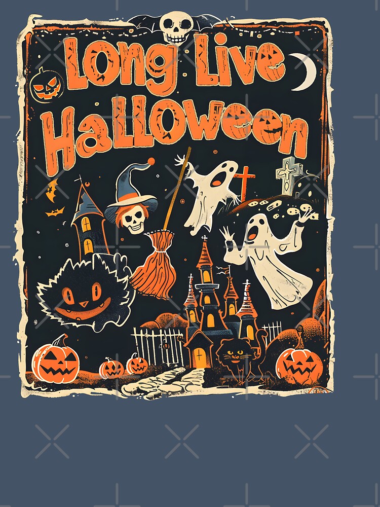 Vintage Long Live Halloween by trendyzcom