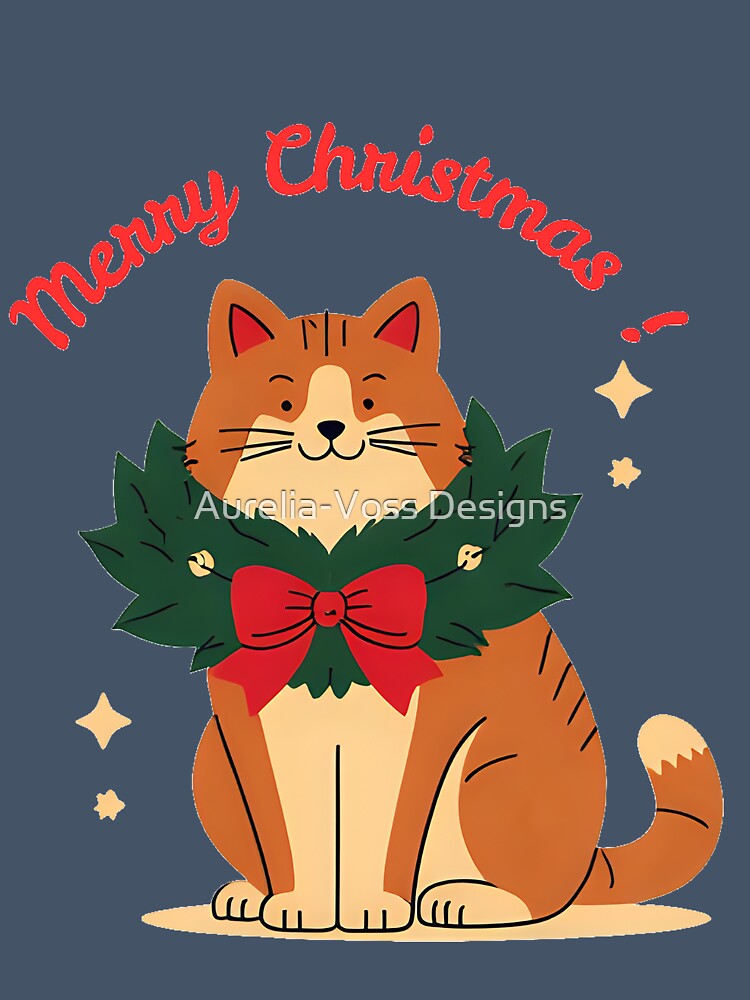 Christmas Cat by Aurelia-Voss Designs