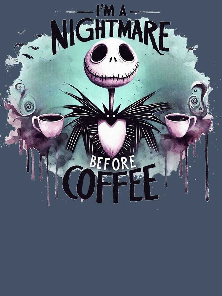 Nightmare Before Coffee by Art Off the Wood