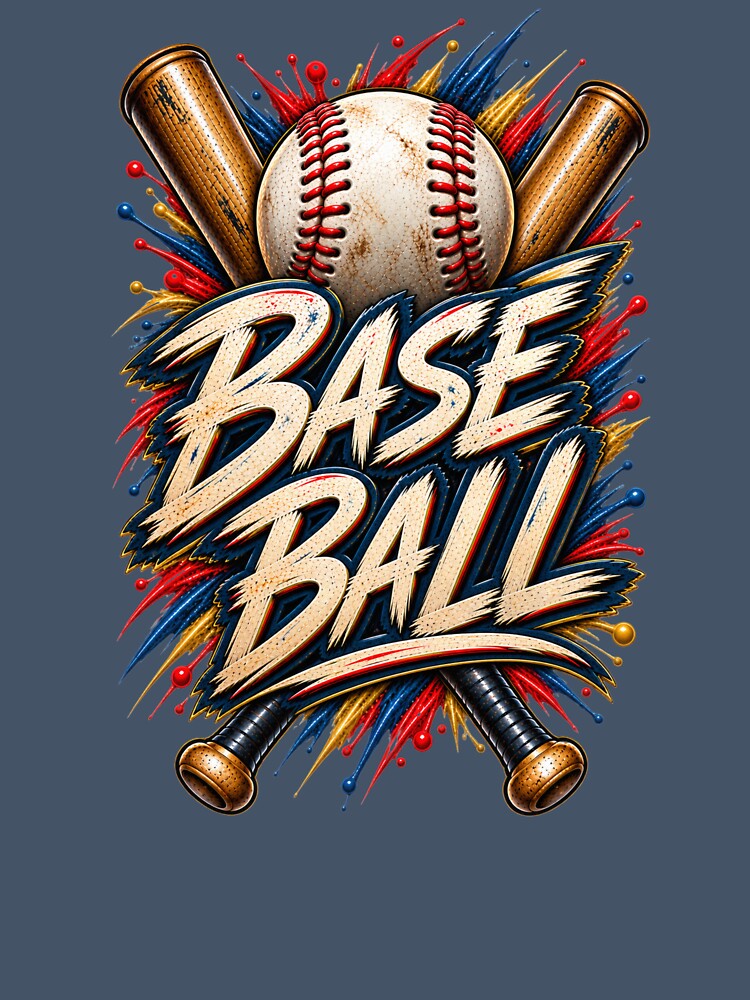 Baseball Life – Bold Vintage Baseball Sports Design by HO•Designs