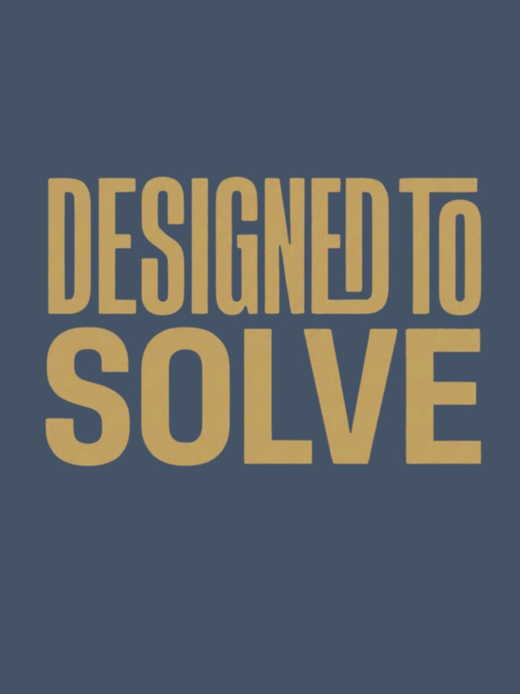Designed To Solve | Premium Engineering Typography Shirt by Amr Darwish Graphic designer