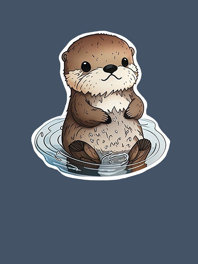 Adorable Baby Otter by plernz