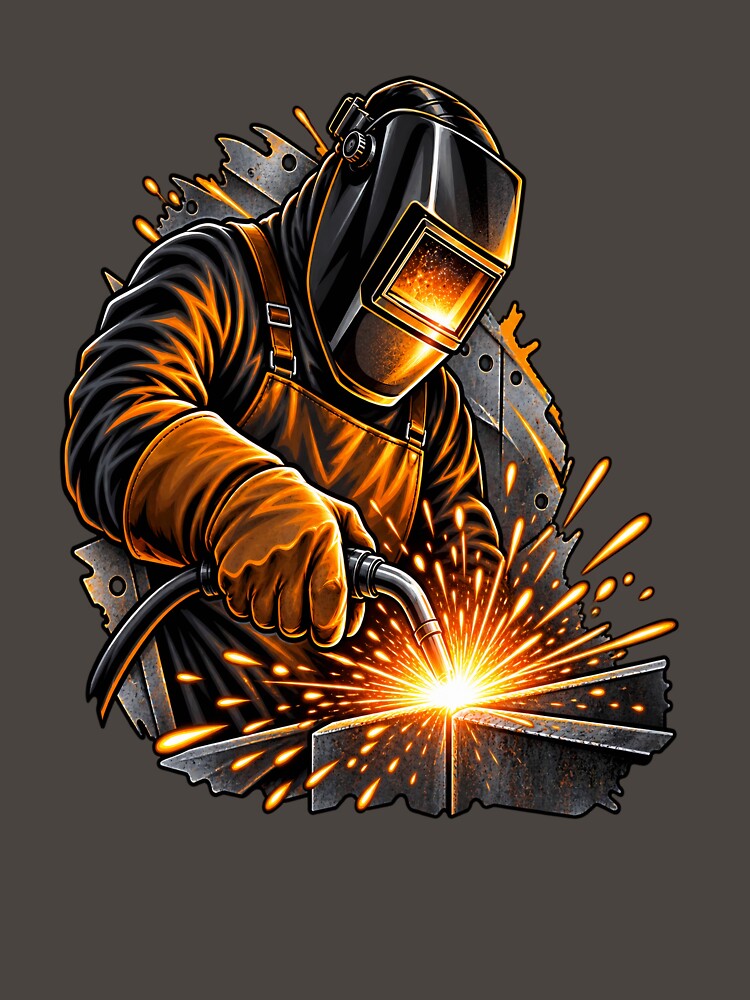 Welder Welding Metalworker Professional Design by JMDG Studio