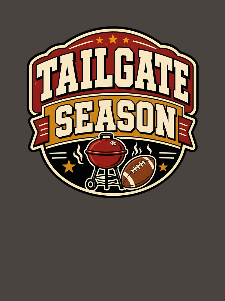 Football Tailgating BBQ Party Design by EastEndTownie