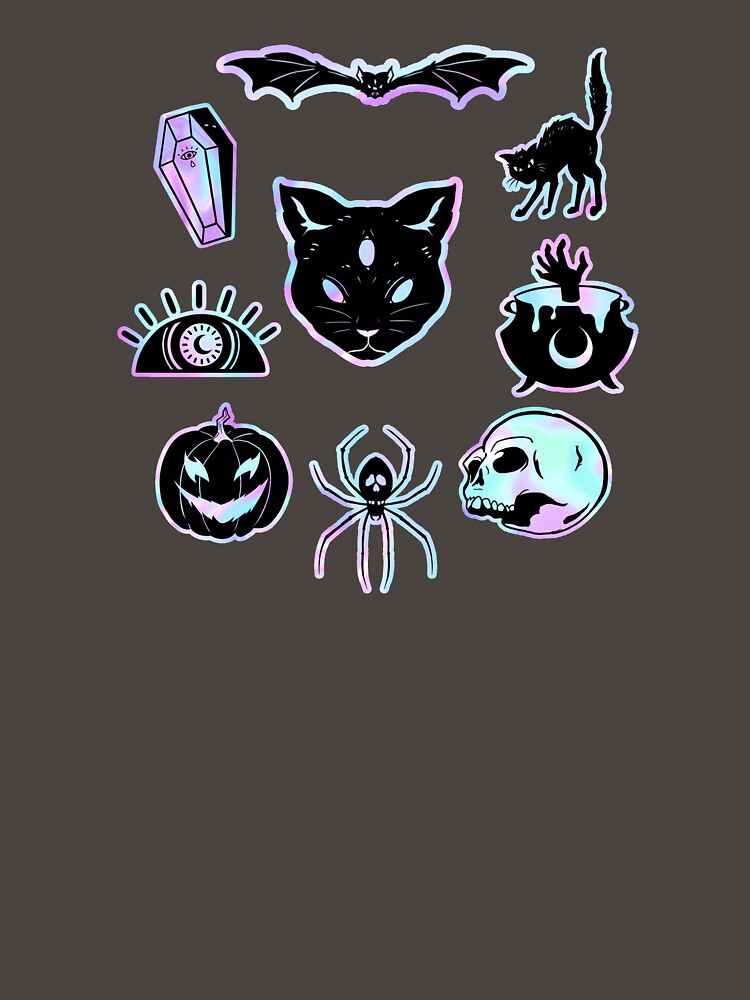 Mystic Hologram Halloween Pattern by Jessieadel