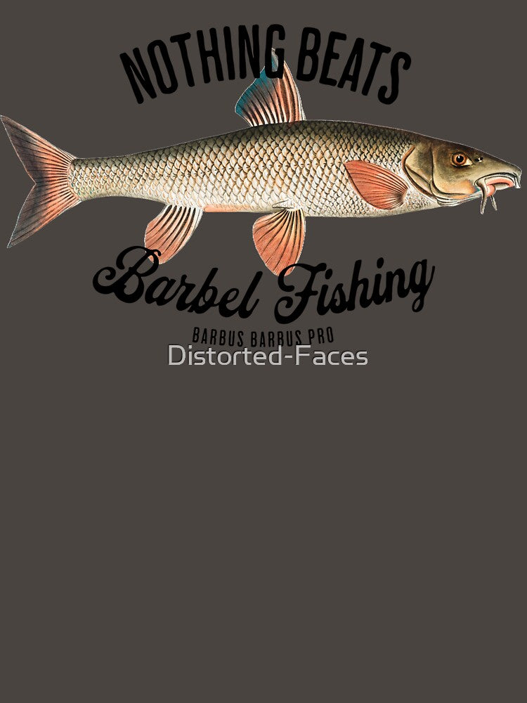 Barbel Fish Fishing T-Shirt fisherman gift angling angler by Distorted-Faces