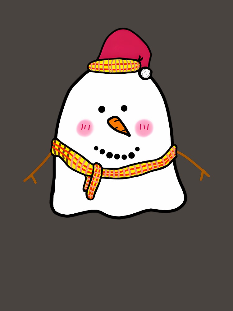 Cute Ghost Snowman Winter Friend by mitchey4894