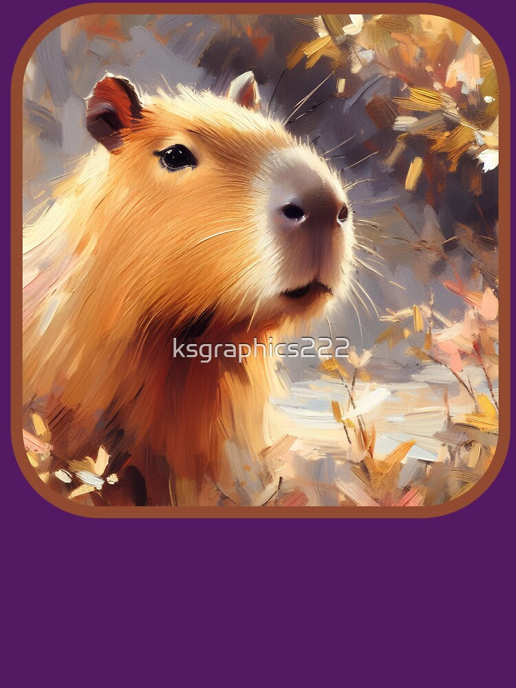 Capybara Art #5 | Capybara Lovers by ksgraphics222