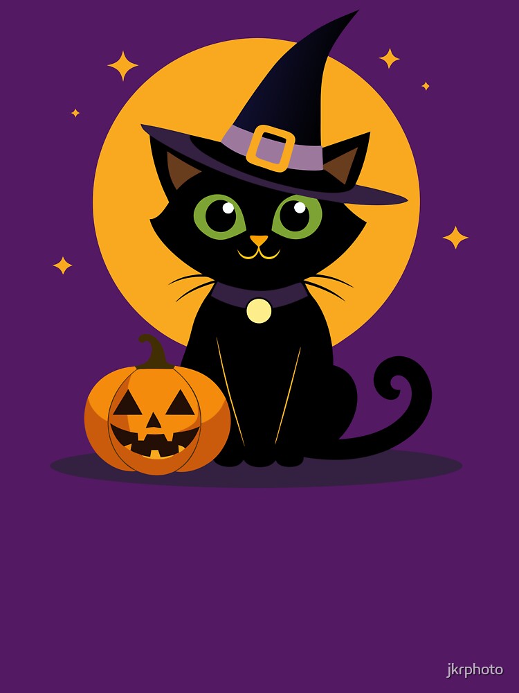 halloween black cat by jkrphoto