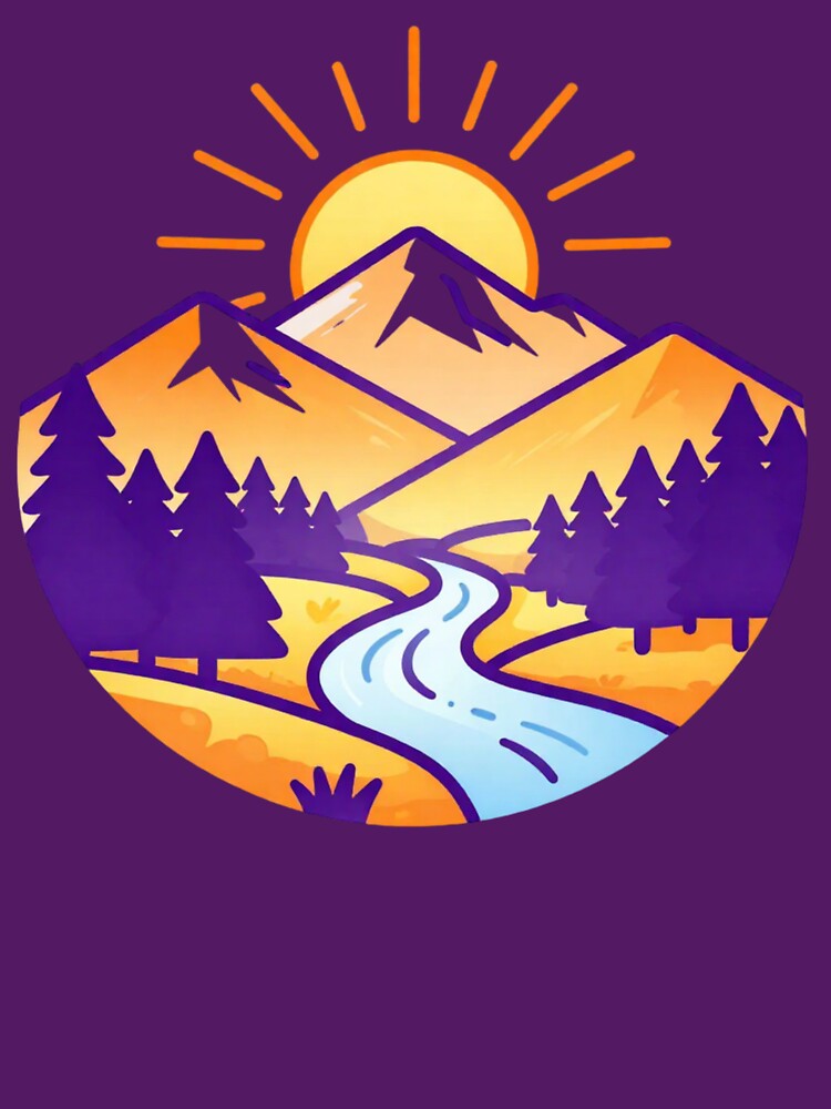 MOUNTAIN NATURE TREE by Julartwear