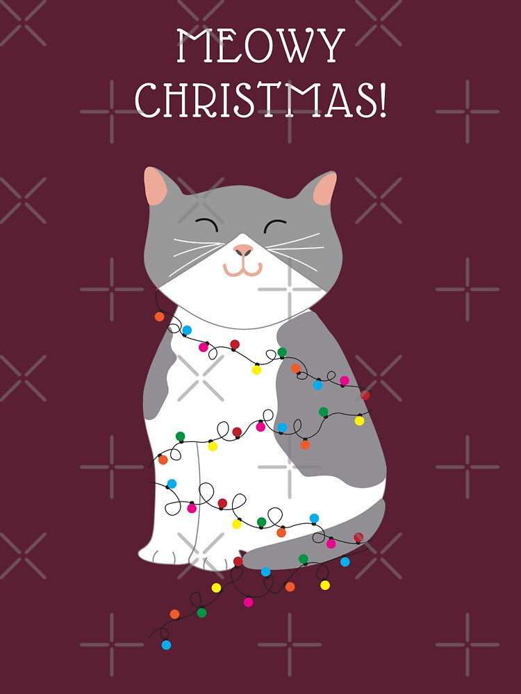 Christmas Cat by MollyJaneArt