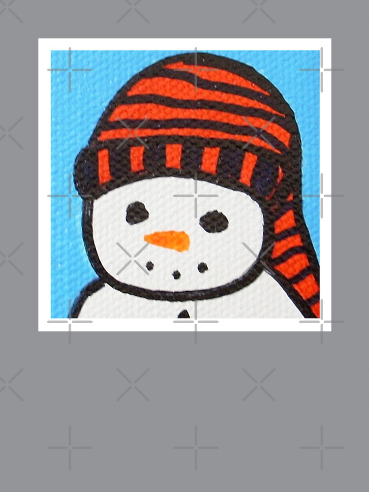 Snowman Portrait #1 by ErinBrieArt