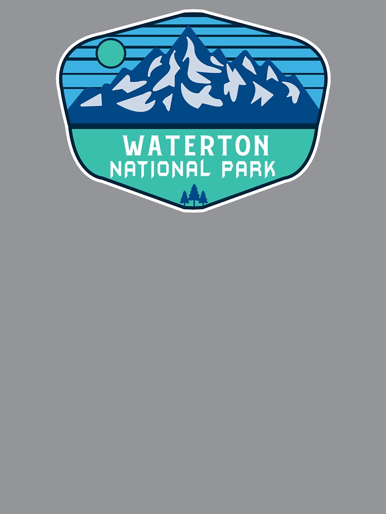 Waterton National Park-Vintage by graphic-map