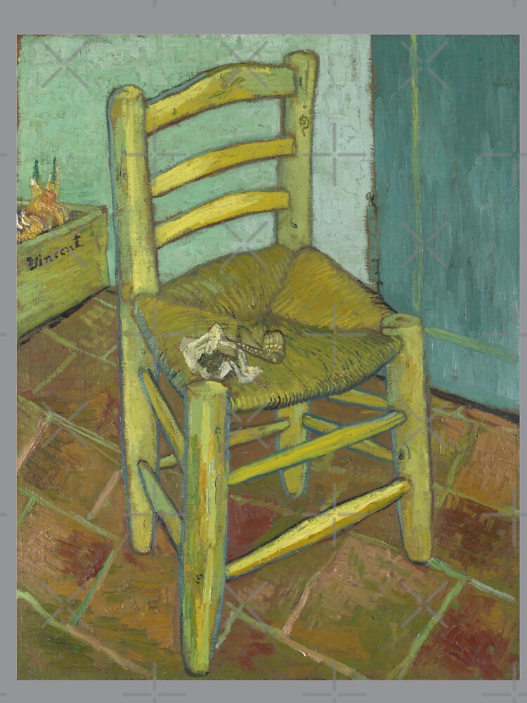 Van Gogh's Chair (1888) By Vincent van Gogh by knightsydesign
