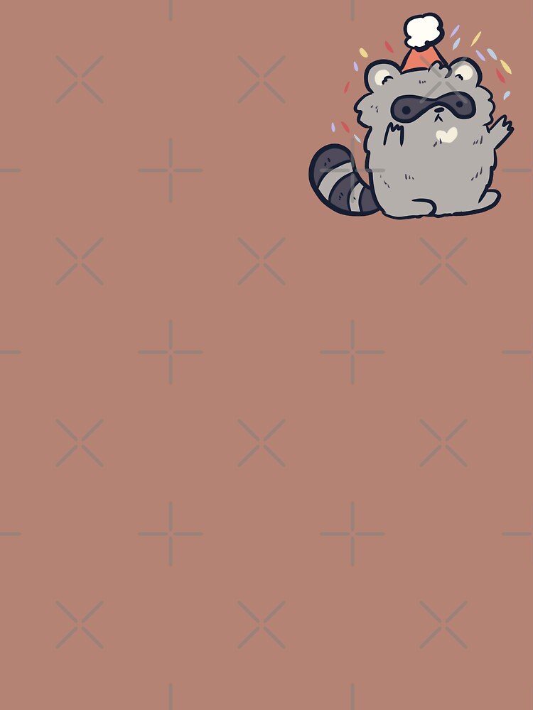 Birthday Raccoon illustration by Mayarart