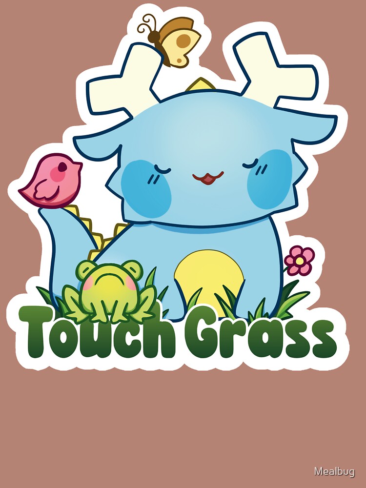 Touch Grass - Baby Dragon - Bim and Sapphie by Mealbug