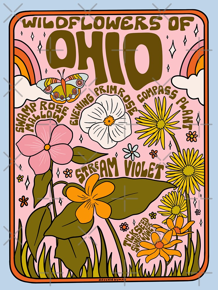 Ohio Wildflowers by doodlebymeg