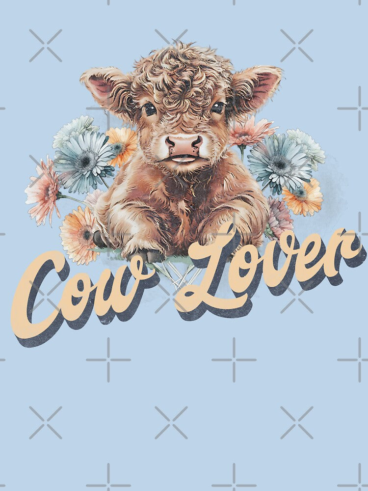 Baby Highland Cow, Cow Lover, Cute Highland Cow by Mariana Piana