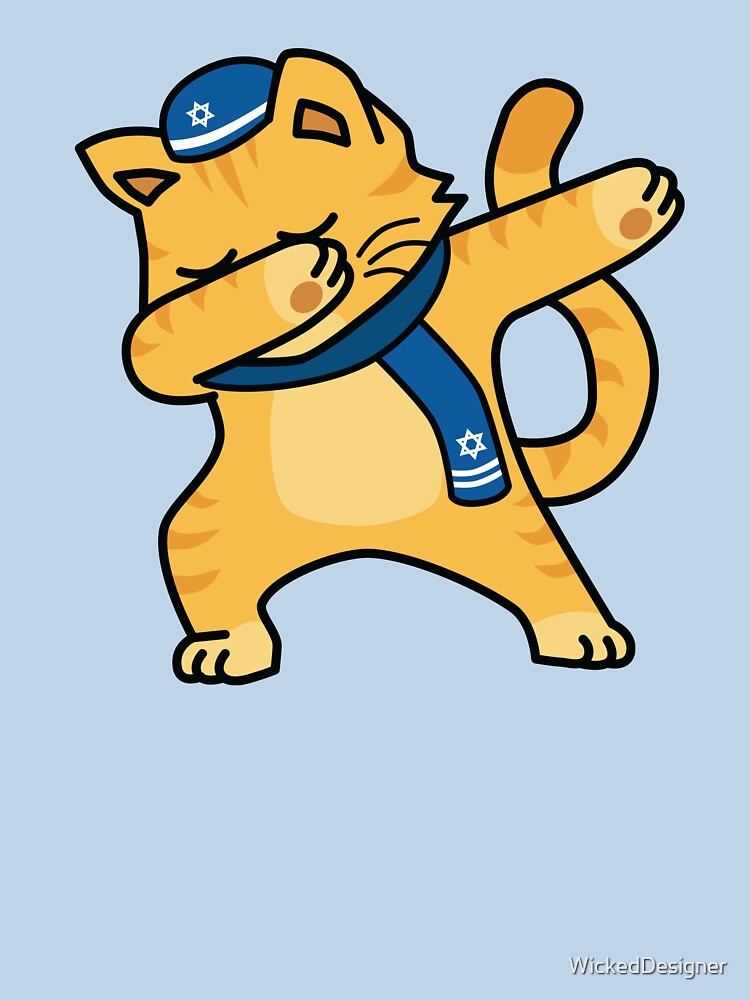 Hanukcats Happy Hanukkah Cat Shirt For Cat Lovers by WickedDesigner