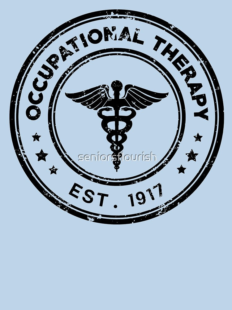 Occupational Therapy Vintage Stamp by seniorsflourish