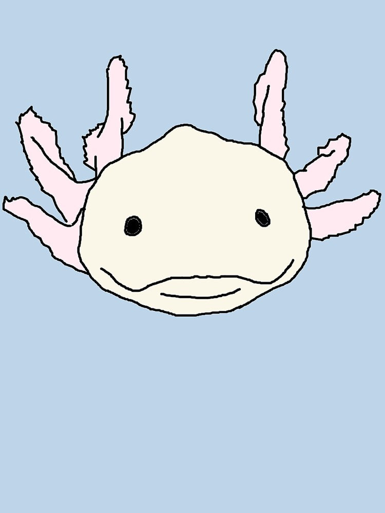 Axolotl Amphibian Cartoon by RevolutionInPaint