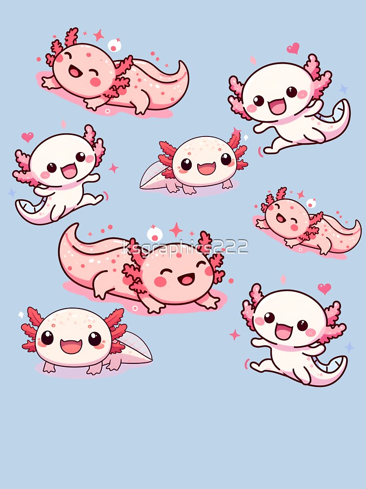 Axolotl Art #108 | Axolotl Lovers by ksgraphics222