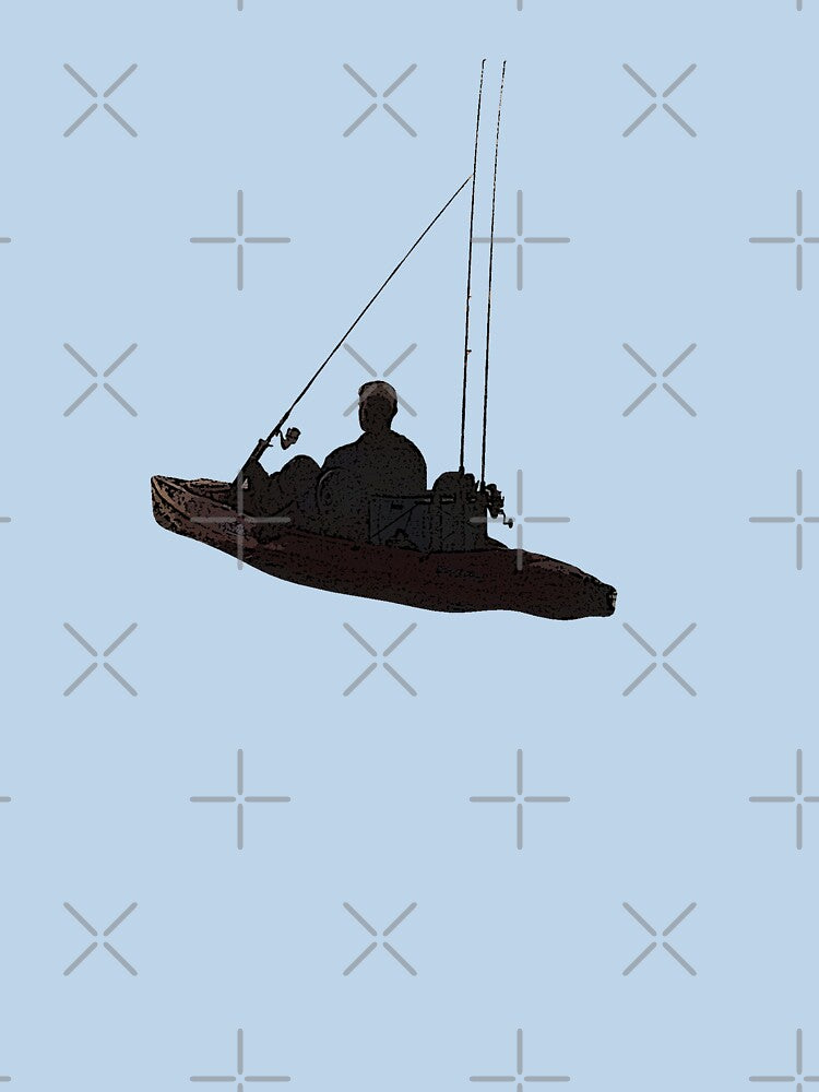 Kayak Fisherman Silhouette by designsasstultd