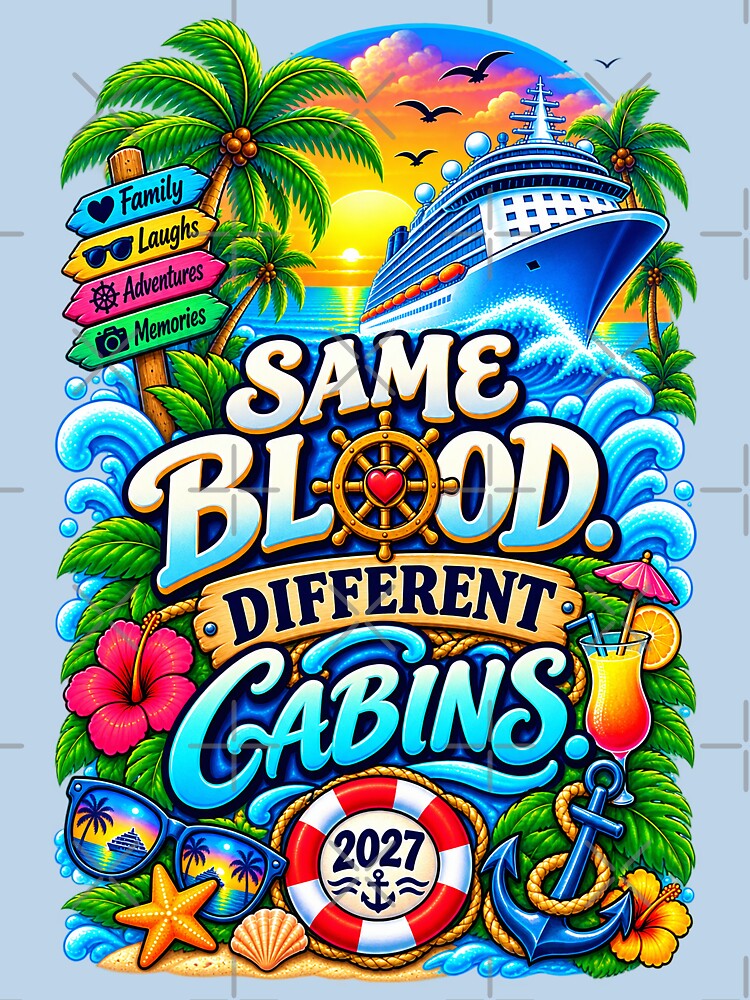 TRAVEL COLLECTION - FAMILY CRUISE - TRAVEL COLLECTION - SAME BLOOD. DIFFERENT CABINS. • 2027 by WheelieGdArt