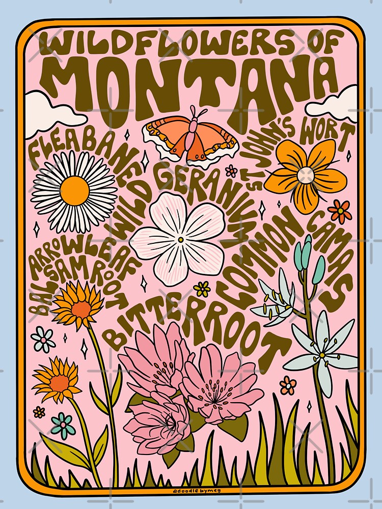 Montana Wildflowers by doodlebymeg