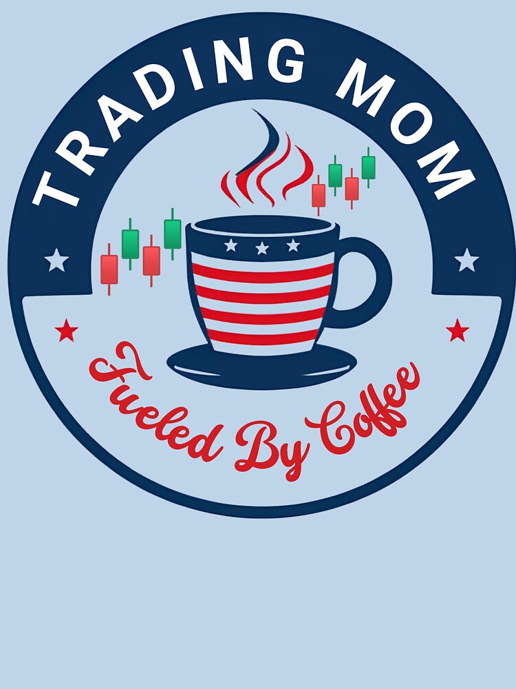 Trading Mom Life Shirt – Coffee Fueled Work From Home Trader Tee by GaJaAtelier