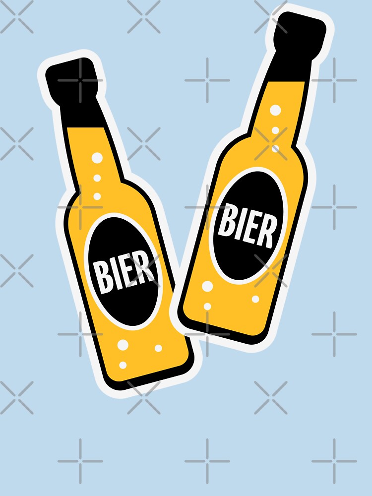 Two beer bottles clinking together (beer / beer drinker / NEG 3C) by Roderix