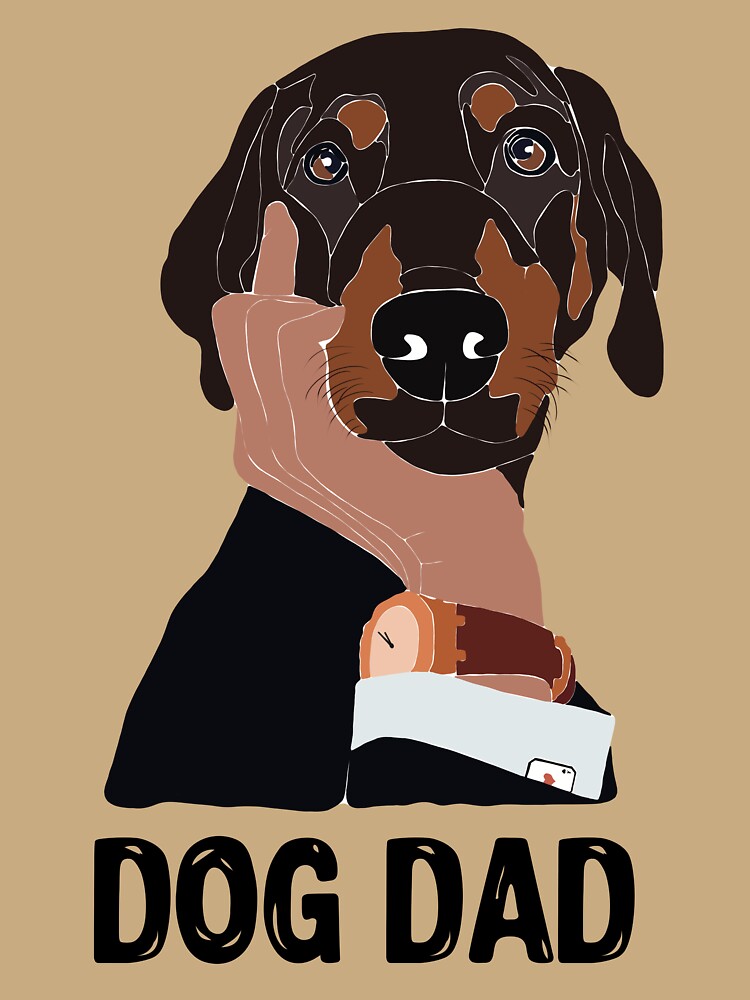 Funny and functional, our dog tee shirts are perfect for any best dog dad ever. Show off your love for your furry friend with our unique designs. by SERGEY OVCHARUK