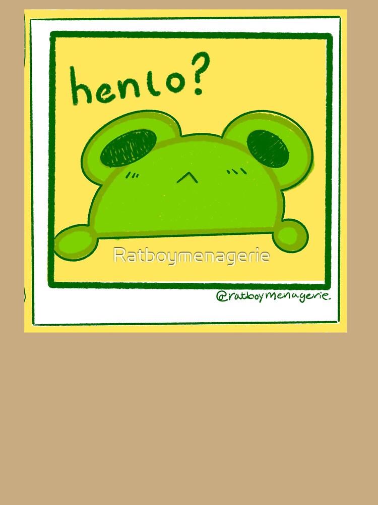 Hello Frog Friend | Digital Art by Ratboymenagerie