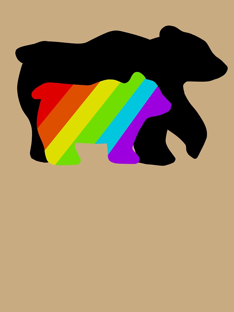 Gay Pride Mama Bear by Katieart26