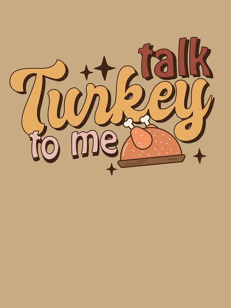 Talk Turkey to me Groovy Retro Vintage Vibes by andieartco