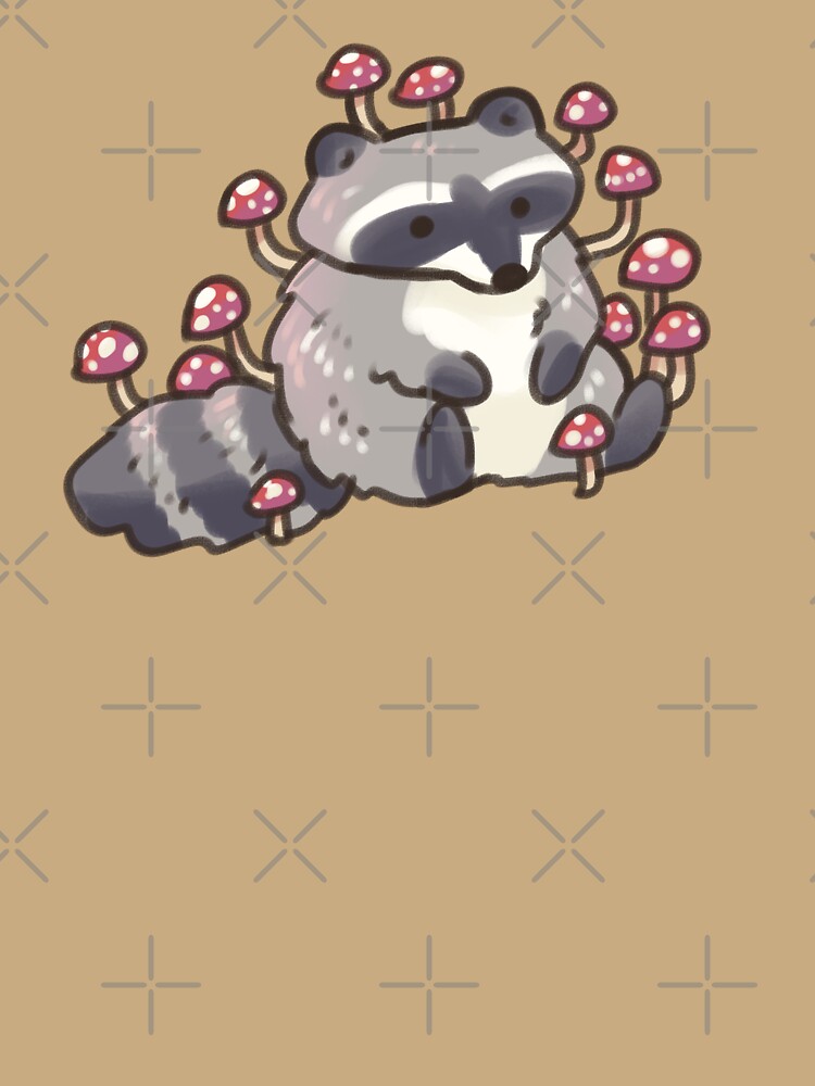 Mushrooms Raccoon by Artofmayara