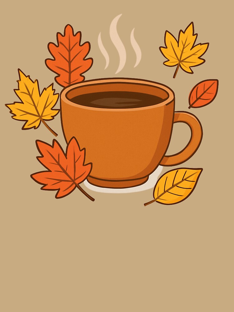 Cozy Autumn Coffee - Warm Fall Vibes Design by anna2681