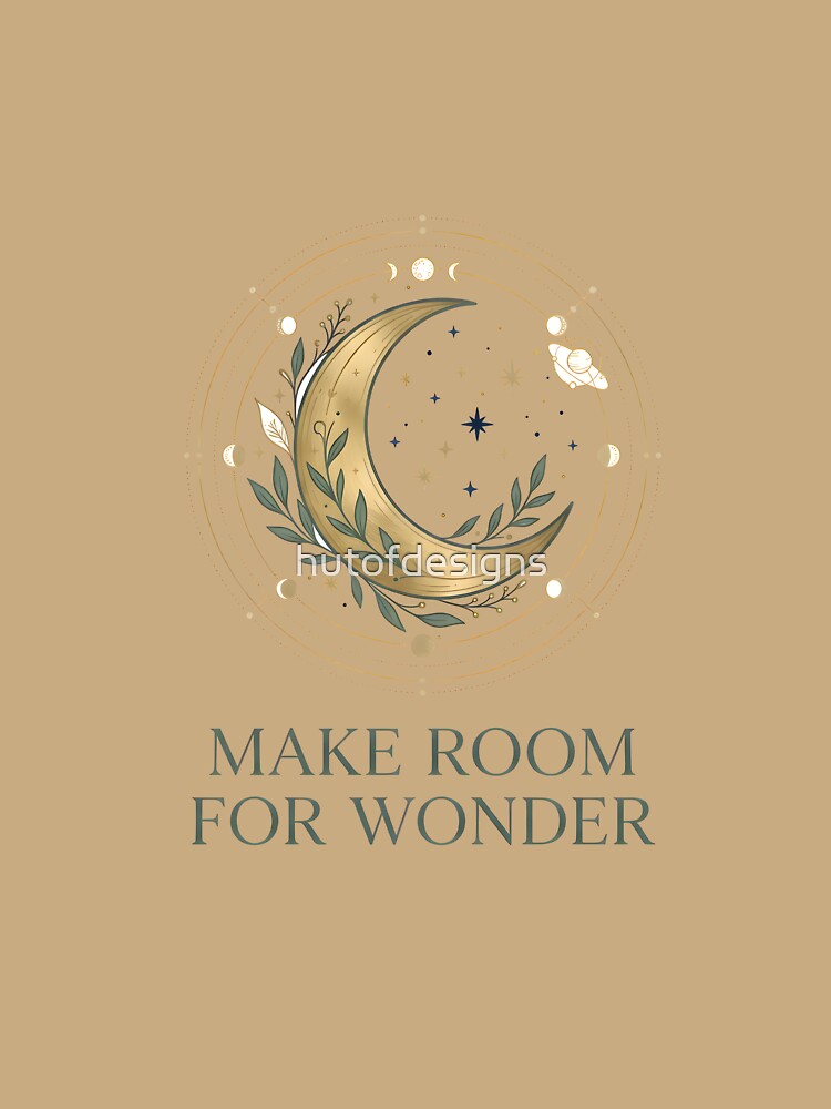 Make Room for Wonder Celestial Moon by hutofdesigns