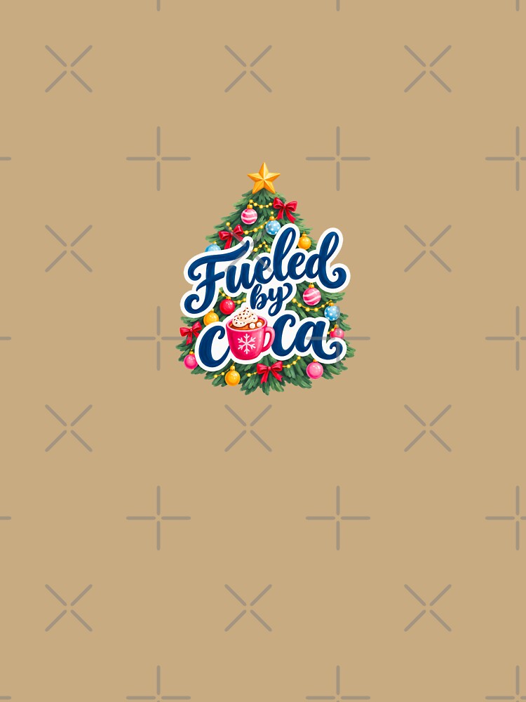 Fueled by Cocoa Christmas Tree Design by hattie's