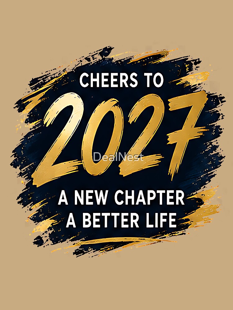 Cheers to 2027 New Chapter T-Shirt by DealNest